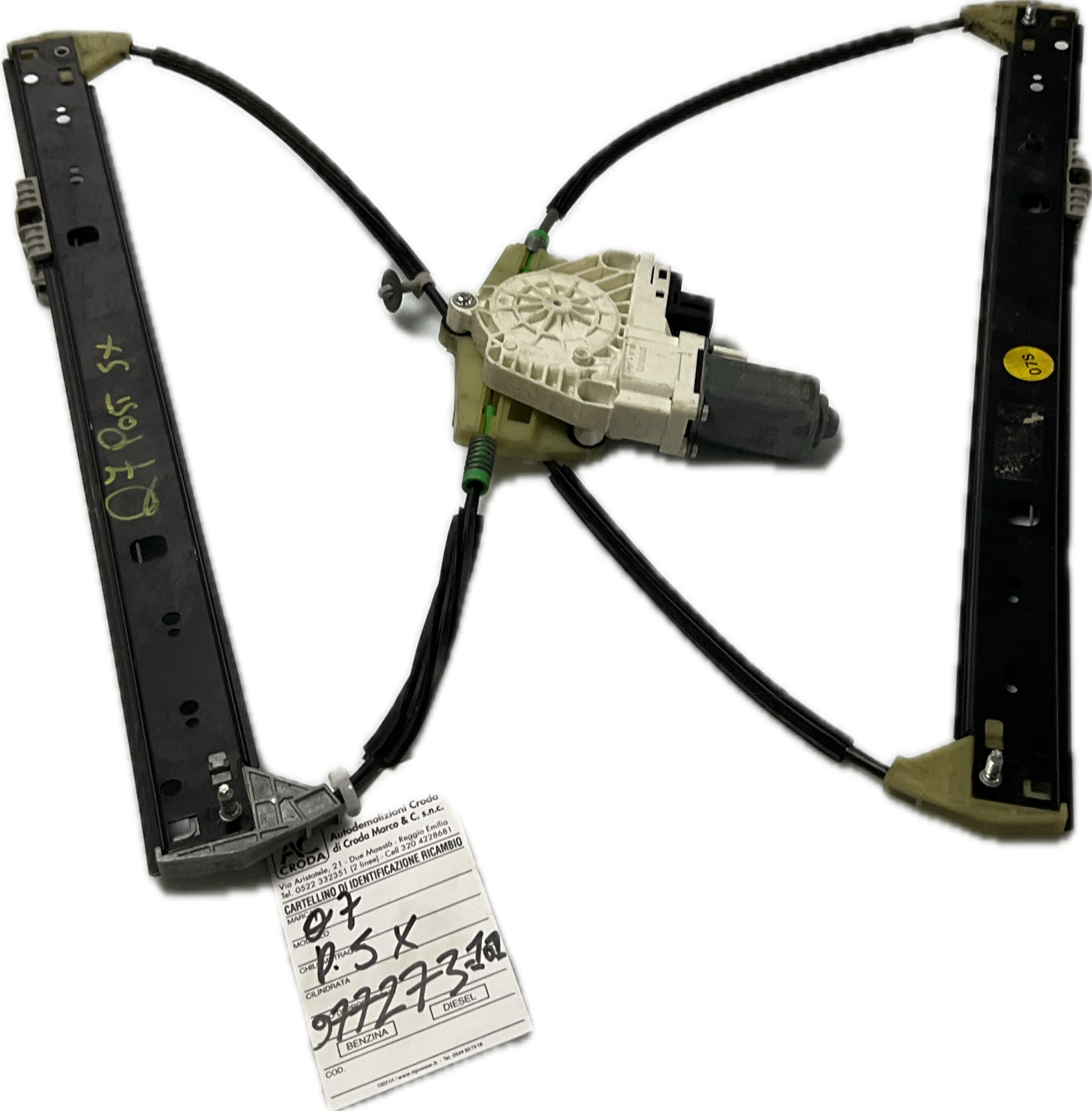 Alzavetro alzacristalli posteriore sinistro AUDI Q7 2012 CODICE: 977273-101