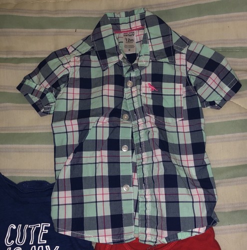 12-18 month boy clothes lot 18 Pieces Carters Brand And More