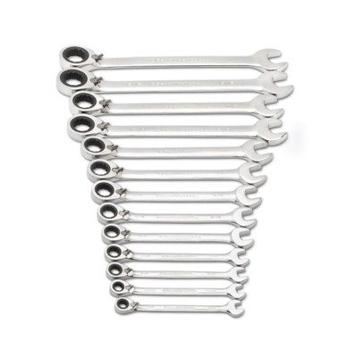 GEARWRENCH 13 Pc. 12 Pt. Reversible Ratcheting Combination Wrench Set, SAE - ...