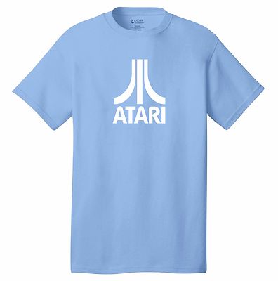 ATARI video games t-shirt classic arcade retro gamers pong
