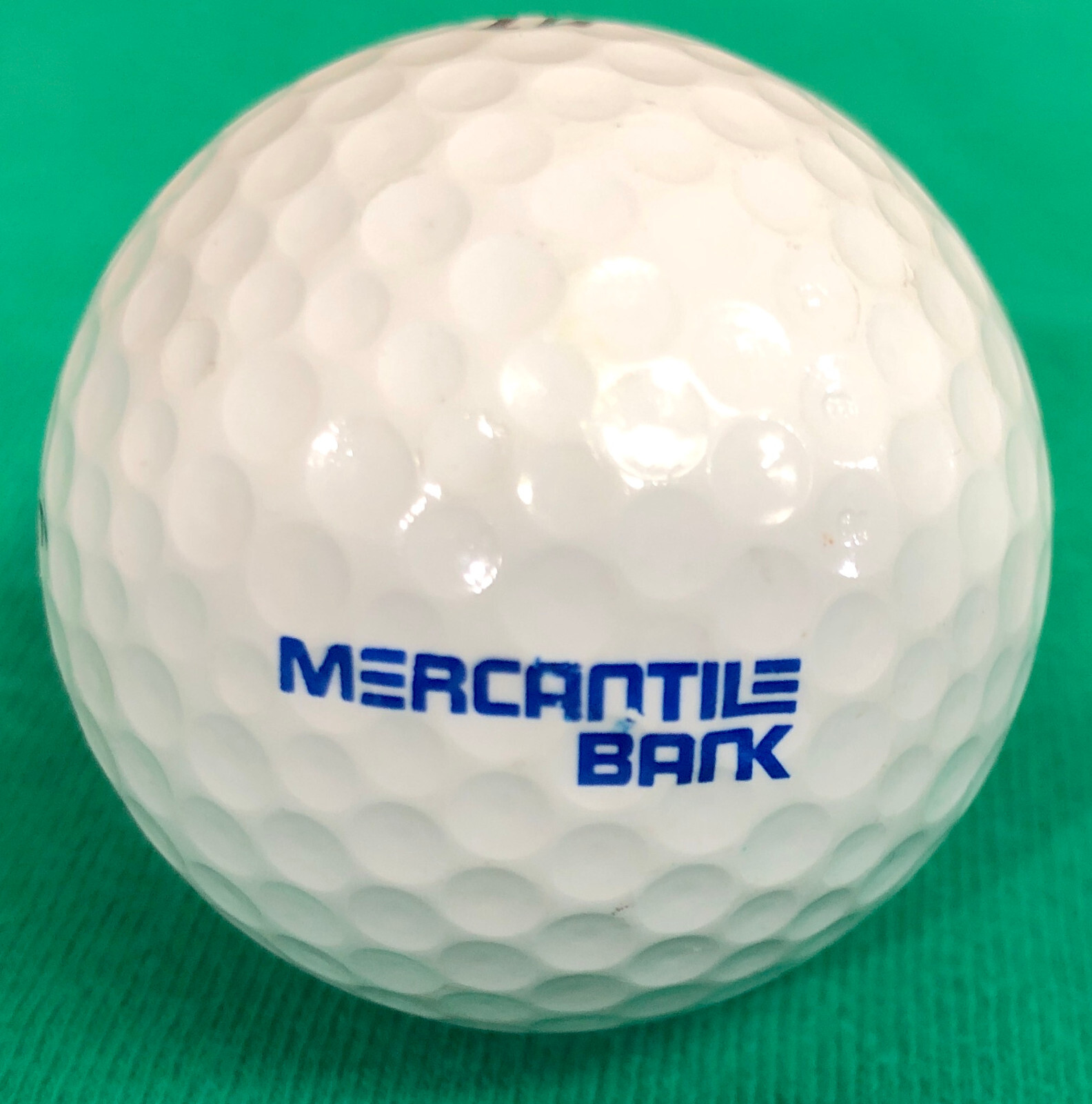 Golf Ball Collectible Embossed Sponsor Mercantile Bank Precept EV