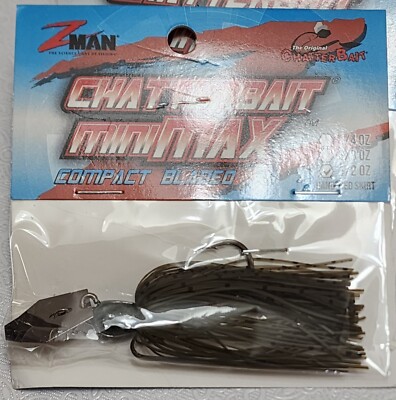 Zman Z-man Green Pumpkin Chatterbait Mini Max 1/2 oz bladed jig jack hammer