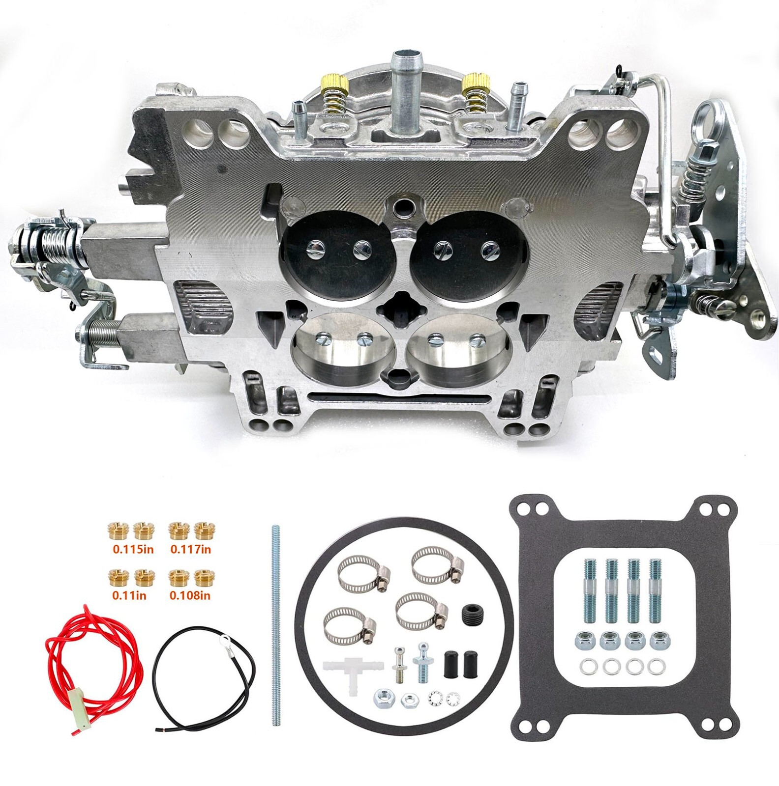For Edelbrock 1407 Performer 4 BBL Carburetor 750 CFM with Manual Choke