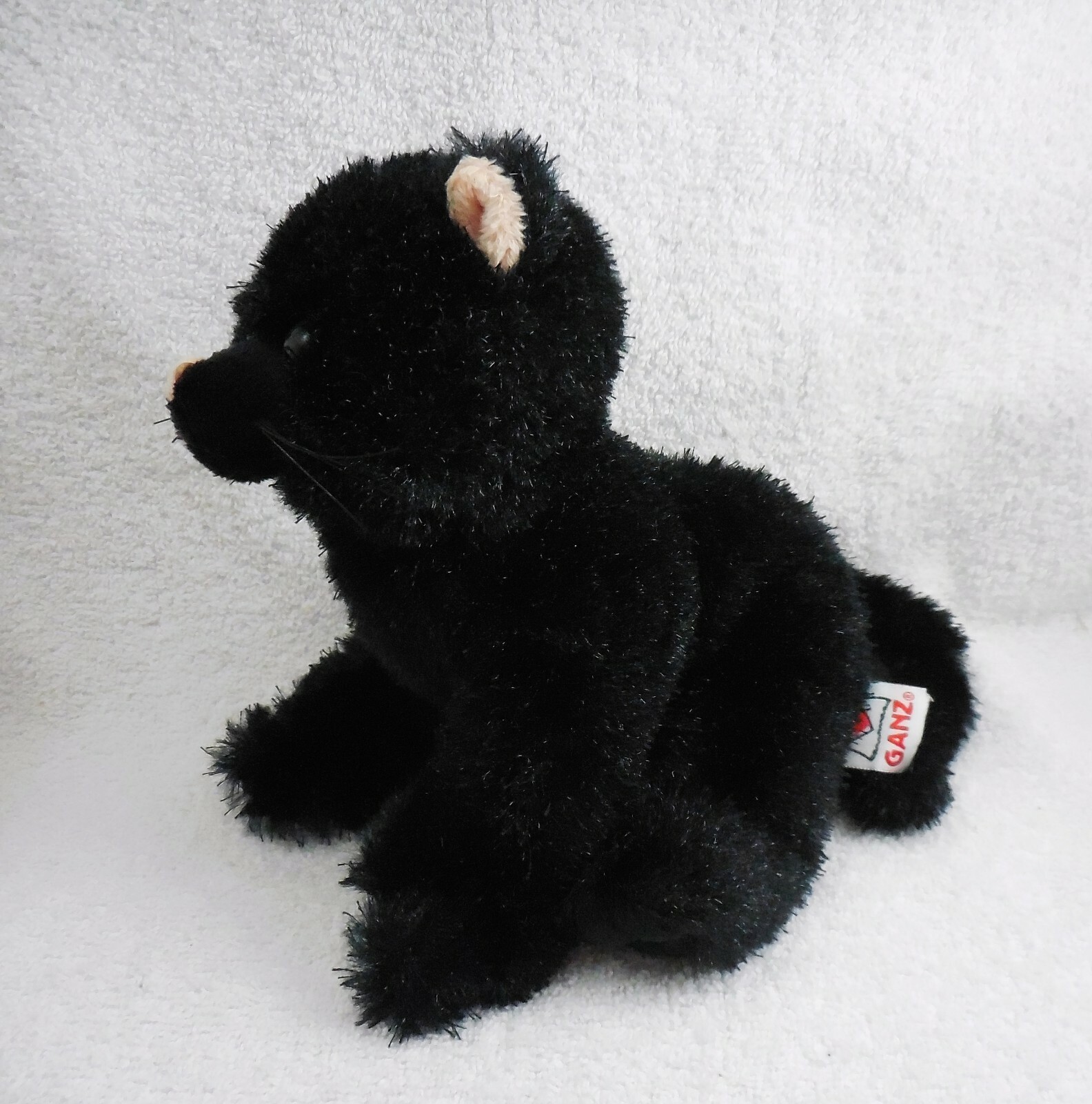 Ganz Webkinz HM135 Black Cat plush stuffed animal, No code