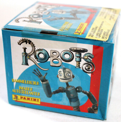 Panini Sticker Robots 2005 Rare Box Display 50 Packets Mint