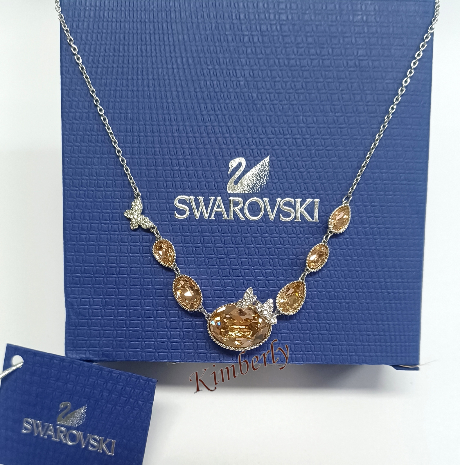 Swarovski Cinderella necklaceディズニーコラボ Swarovski Disney Cinderella Necklace Butterfly Crystal