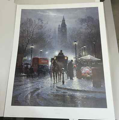 Flowers For The Lady - G Harvey -Signed & # Ltd.Ed Print 1981/3514- w/ COA