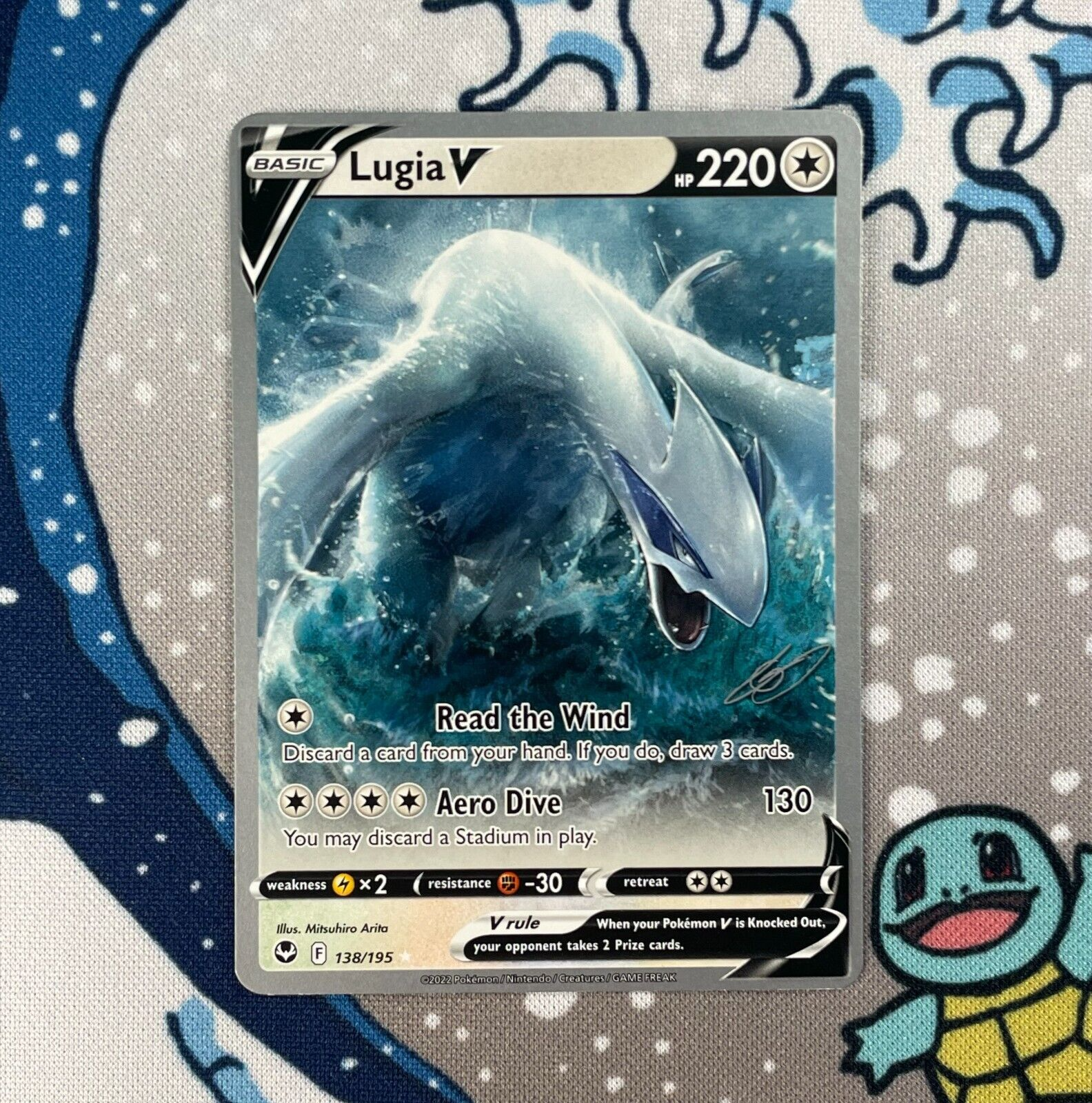 Lugia V トレーディングカード HP220 Lugia V 324/S-P PROMO s12 Lugia Get Challenge HOLO Pokemon