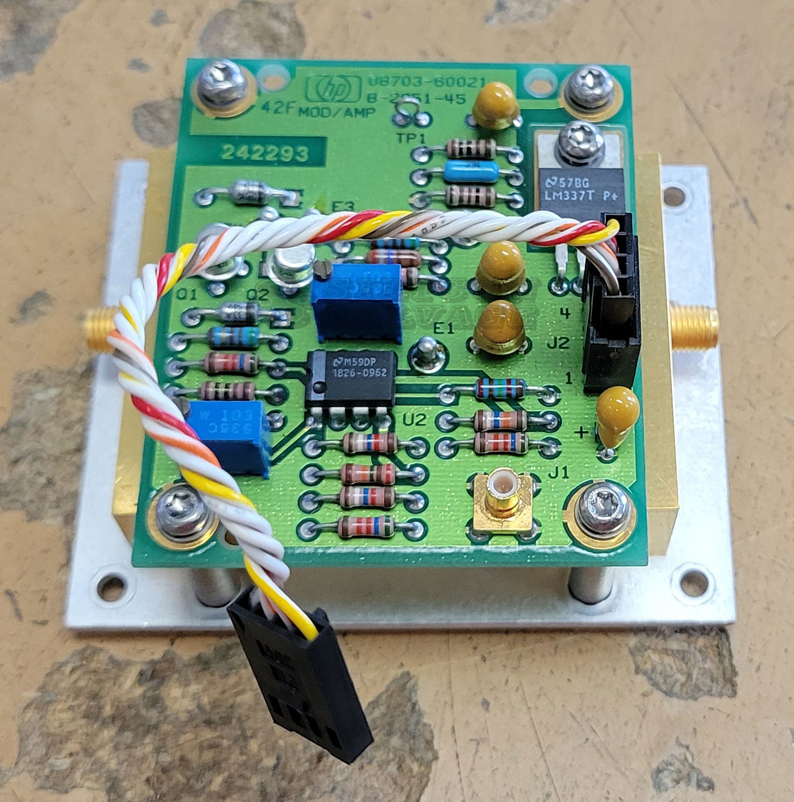 HP Agilent 08703-60021 Modulator Amplifier Assembly 08703-60049