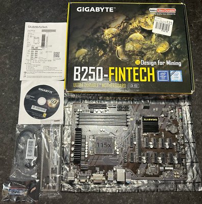 GIGABYTE GA-B250-FINTECH LGA 1151 Intel ATX Motherboard