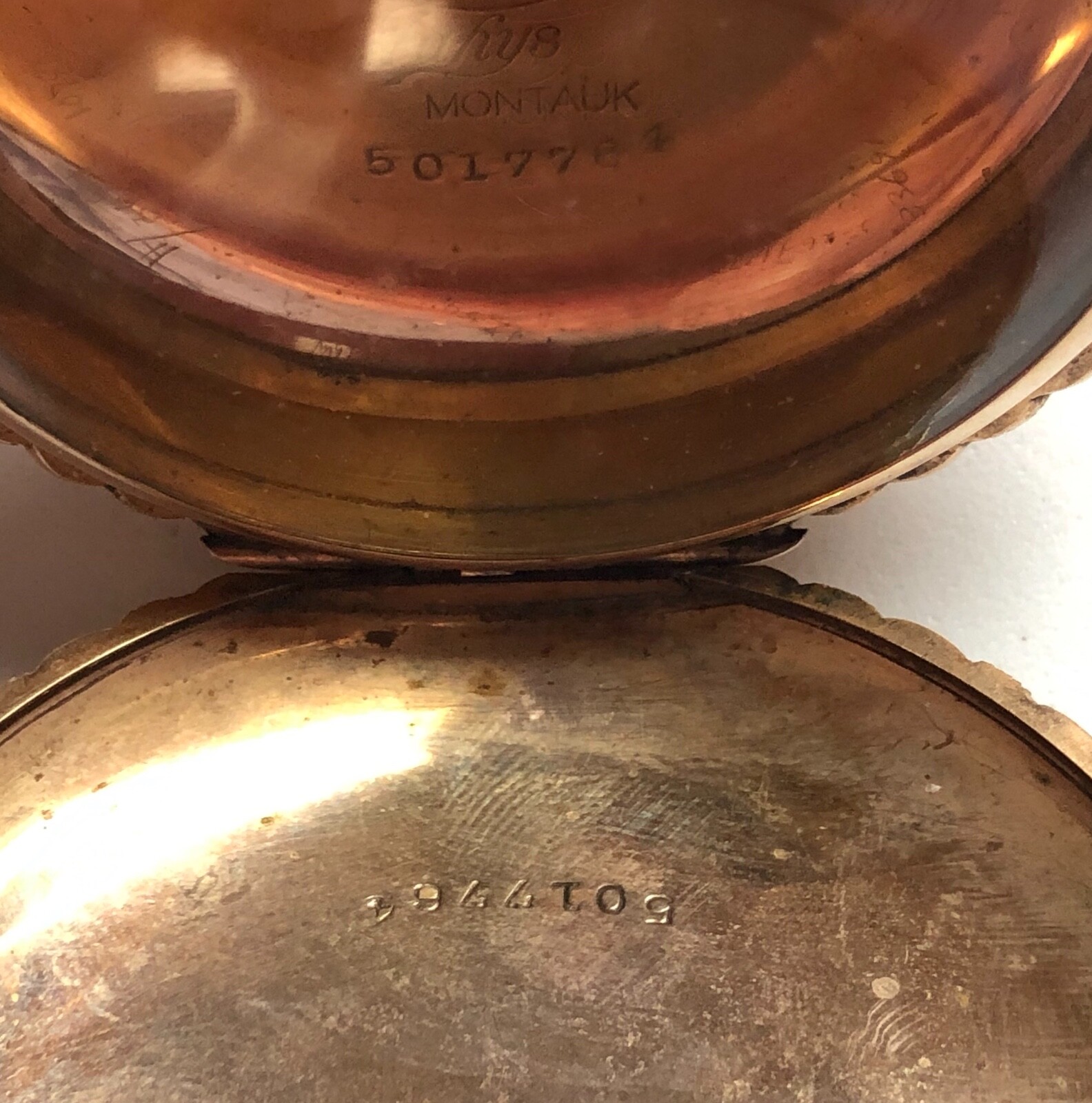 FAHYS MONTAWK GOLD FILLED 73.3 GRAM POCKET WATCH CASE -SEE OTHER WATCHES