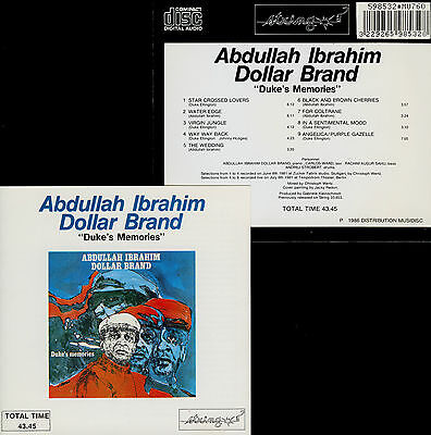 ABDULLAH IBRAHIM  dollar brand  DUKE'S MEMORIES