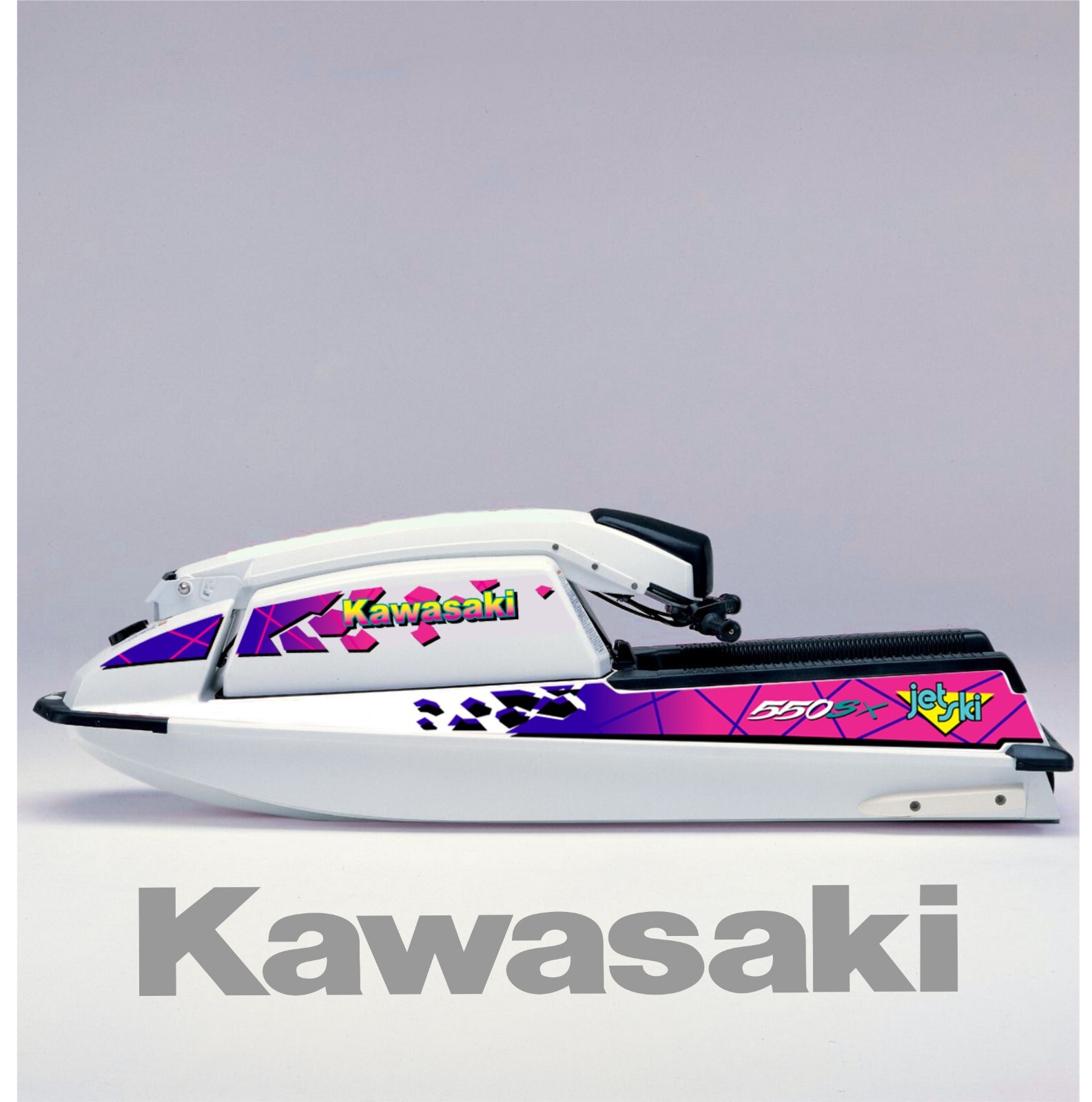 Kawasaki jet ski 550sx 1994 decal graphics sticker full kit Kawasaki jet ski 550sx 1994 decal graphics sticker full kit