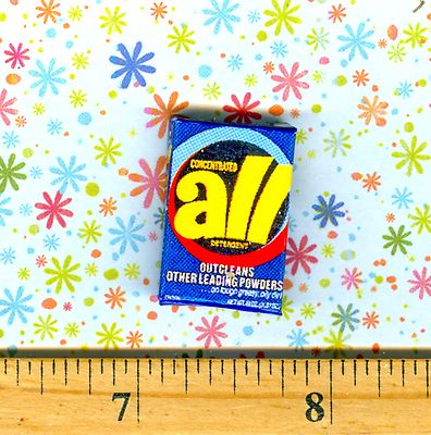 Dollhouse Miniature Size  Laundry Detergent Box -A