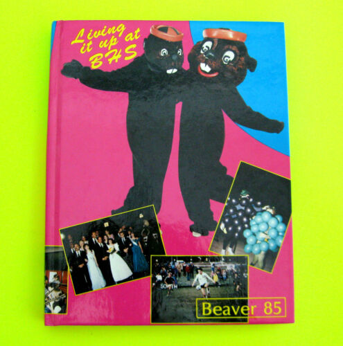 Beaverton High School Yearbook (1985) Oregon BHS Hardcover Vintage Class Photos