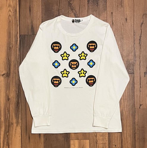 R*様 希少　BABYMILO ホワイト Tシャツ XS エイプ NEW The Weeknd Bape Baby Milo XO White Tee T-Shirt SOLD OUT