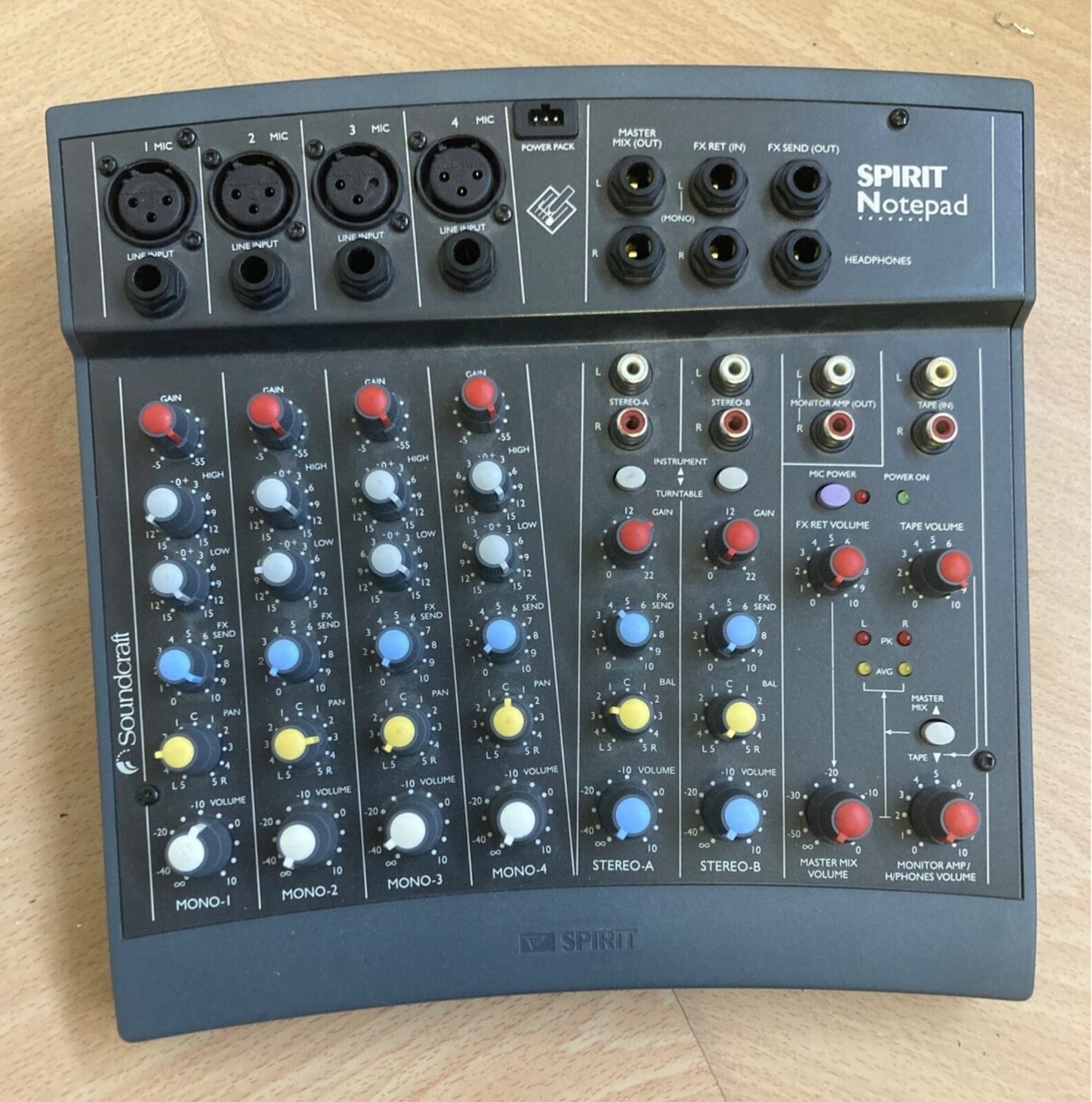 値下可能SPRIT FOLIO 4 SOUND CRAFT MIXER 4-Top (SOS Nov 93)