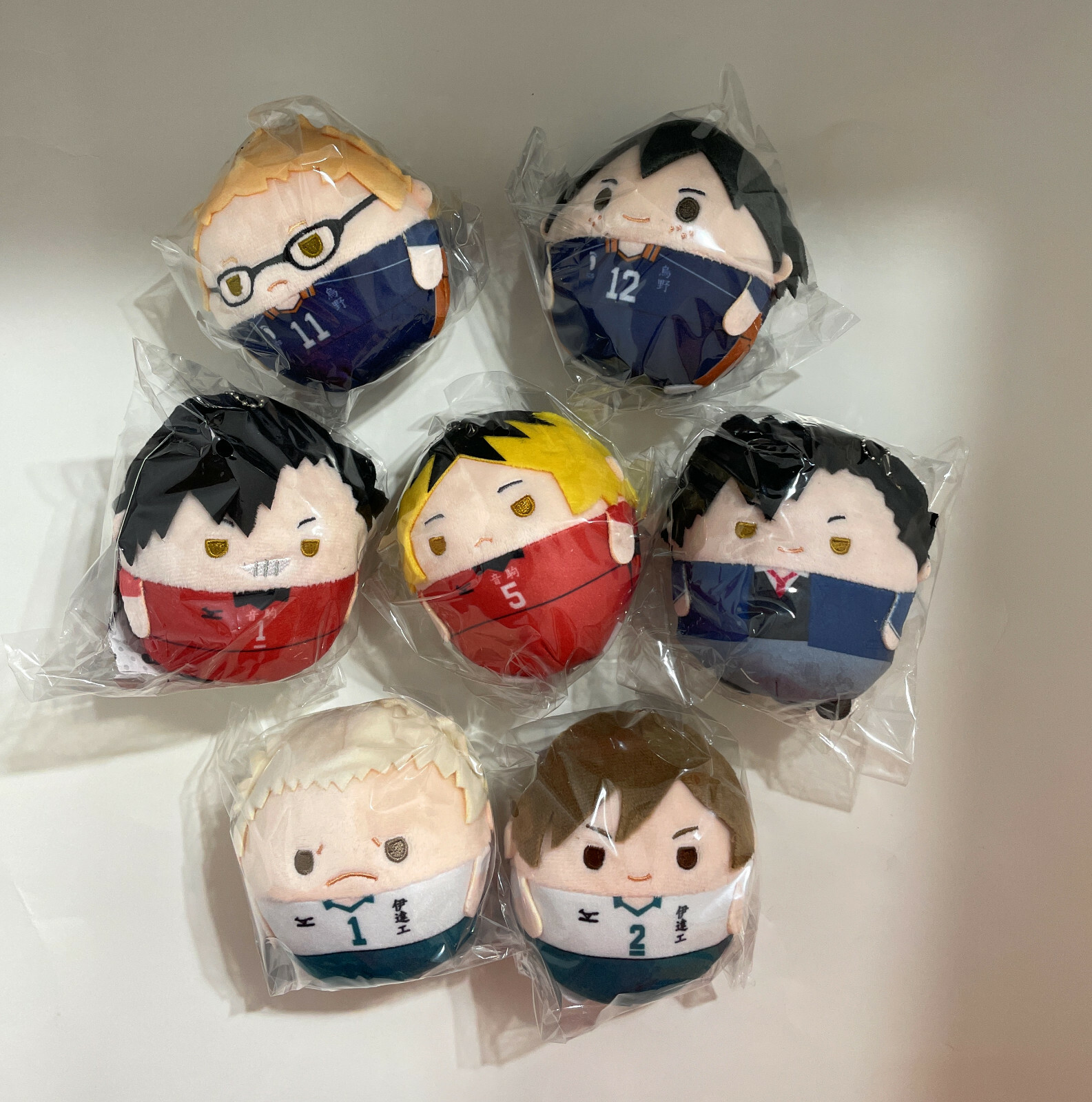 Haikyuu - Plush keychain Fuwakororin2 - Kuroo Kenma Kei Haikyuu - Plush keychain Fuwakororin2 - Kuroo Kenma Kei