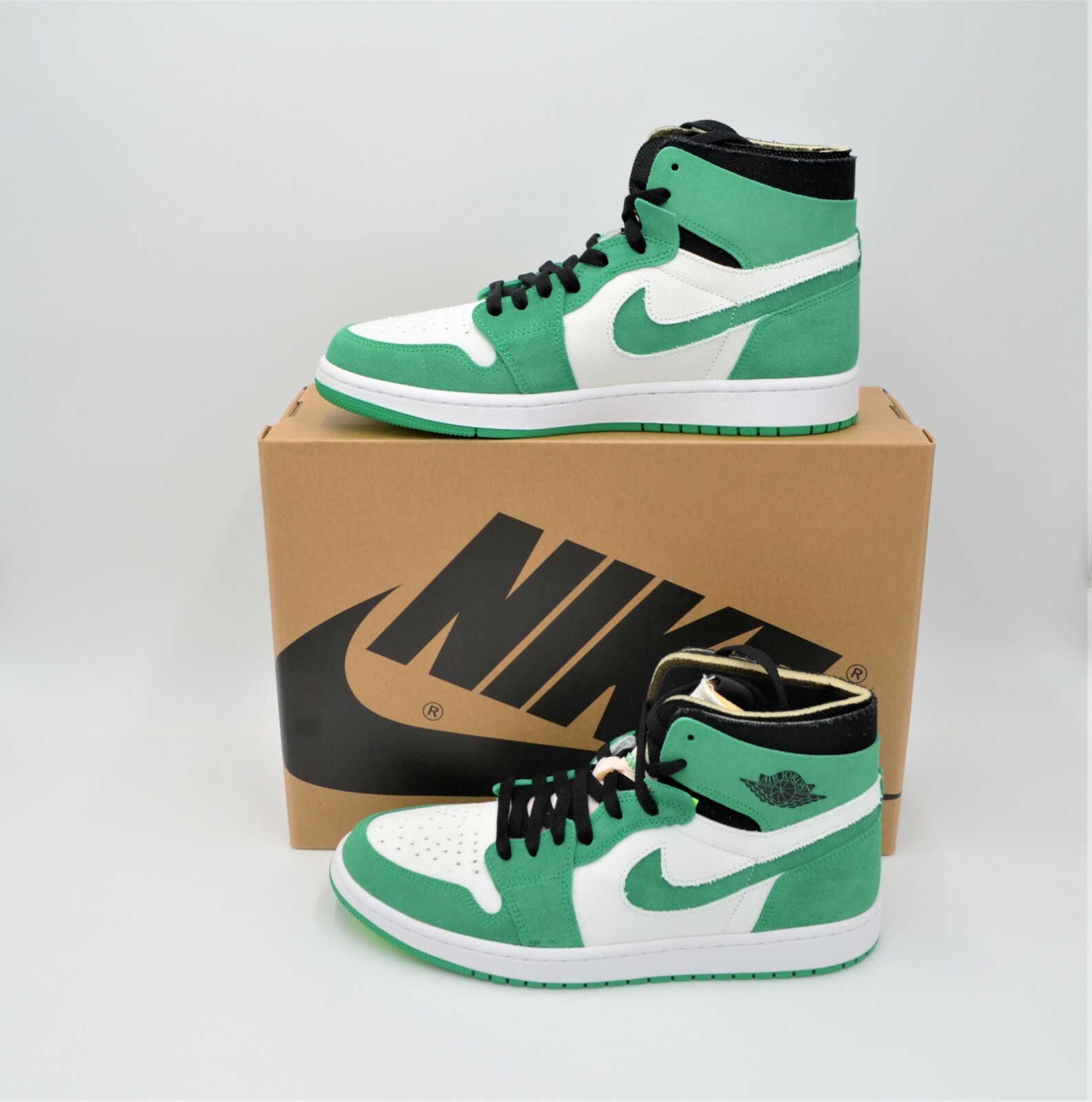 【NIKE 】AIRJORDAN1 ZOOM AIR CMFT 28cm NEW AIR JORDAN 1 ZOOM CMFT STADIUM GREEN MEN'S SHOES SIZE 10