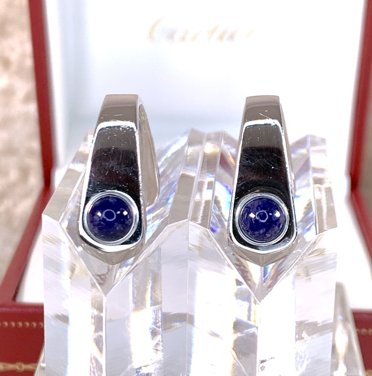 Cartier シルバー925 カフリンクス 専用ケース付き Cartier シルバー925 カフリンクス 専用ケース付き