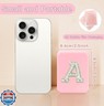 Aganmi Personalized LED Pocket Mirror Pearl Letter 1X/2X Magnification Small Travel Makeup Mirror with Lights Pink Compact Mirror Portable Mirror Gifts Travel Essentials for Women Teen Girl (O)