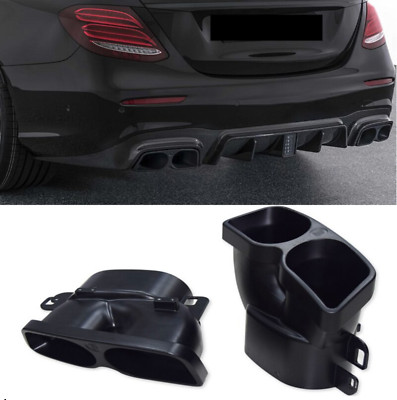 Exhaust Tip Brabus Style Black For Mercedes W205 W212, W222, W204, W207, C, E, S