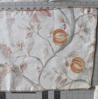 Lee Decor Linen Fabric Buckingham Bloom Swatch 13