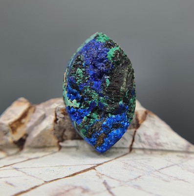 2.18  Azuritе Laos Sepon mine Savannakhet province with Malachite rough surface