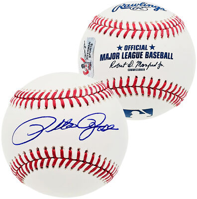 PETE ROSE AUTOGRAPHED OFFICIAL MLB BASEBALL CINCINNATI REDS PR HOLO 181106