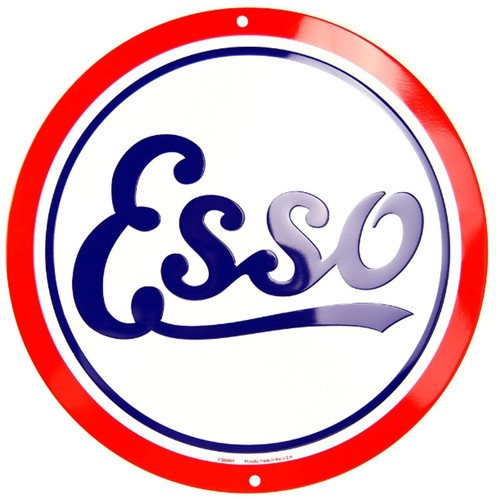 ESSO Standard Oil New Metal Sign: Happy Motoring Cartoon Character