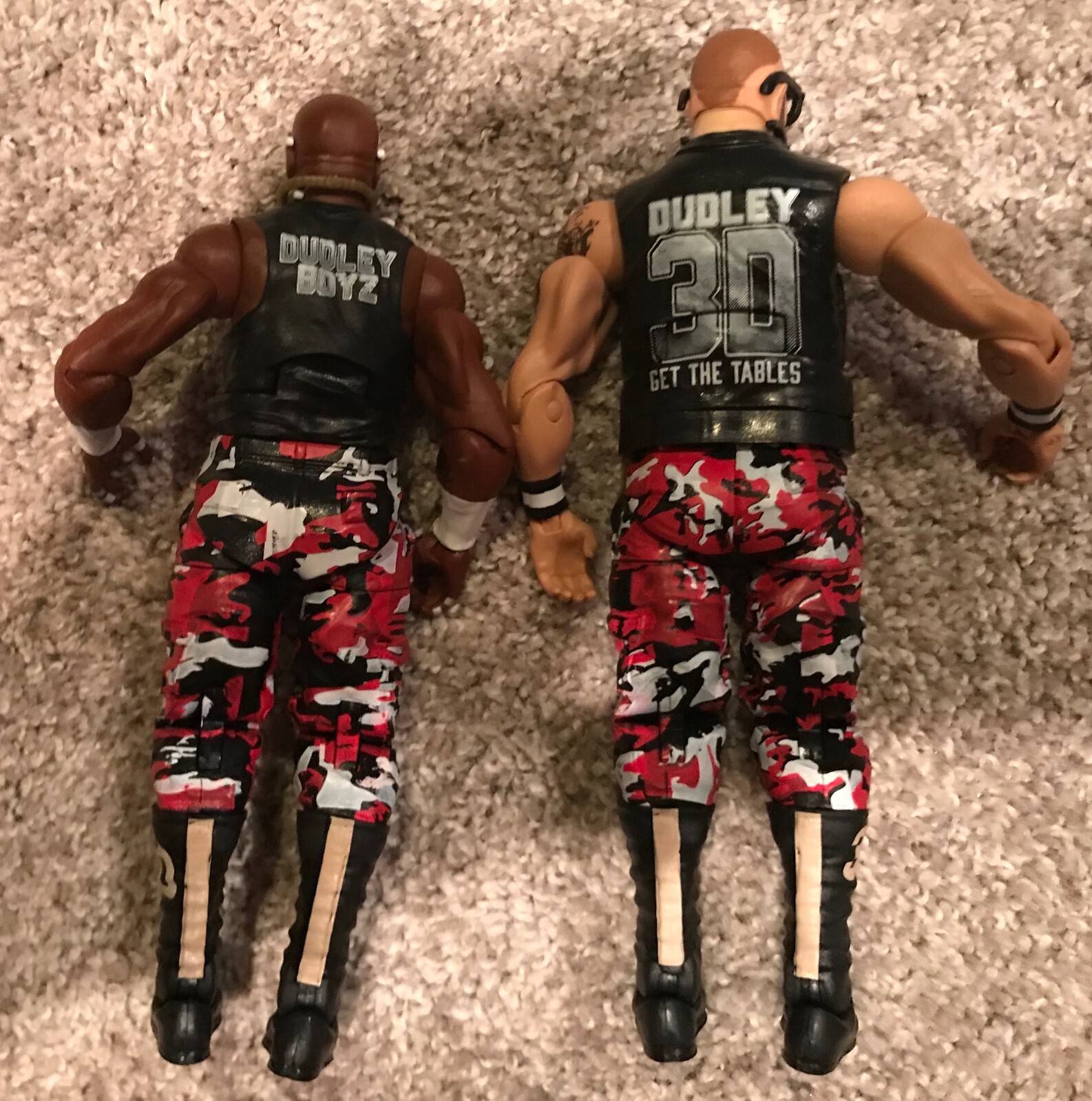 WWE WCW ECW Dudley Boyz Action Figures Bubba Ray D-Von