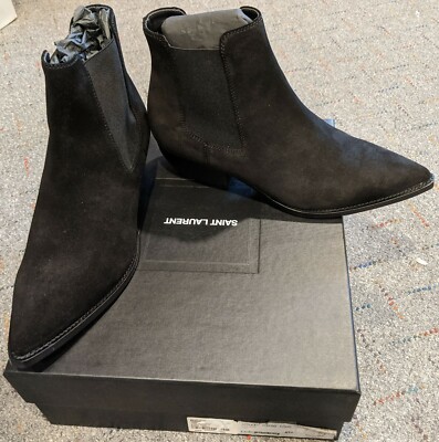 Mens black store suede boots