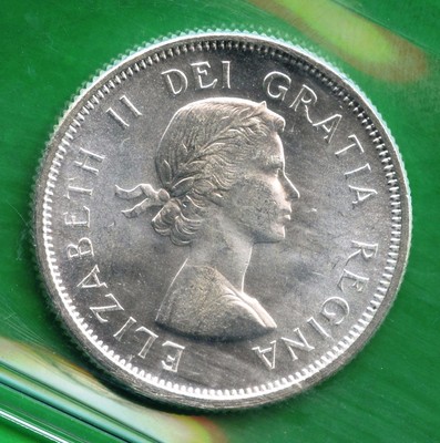 1962 Canada 25 Cent Silver Coin Graded ICCS MS65 Certification # PE 778