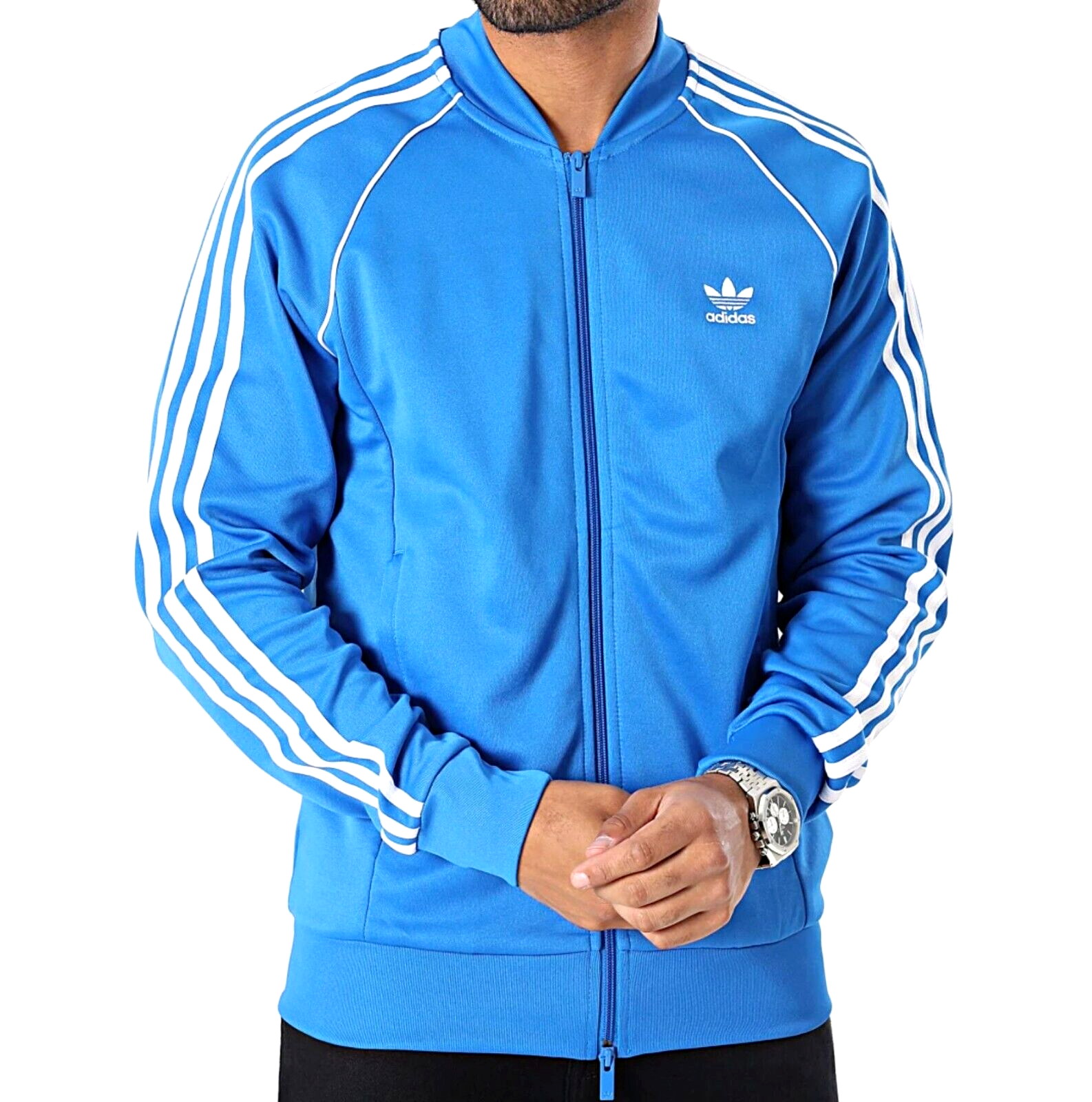 adidas アディダス US Track Blouson Blue Gray Adidas Track Jacket Blue - Nuclear Waste