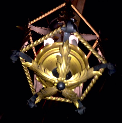 True Vintage Gothic Architecture - Metal Ceiling Lamp