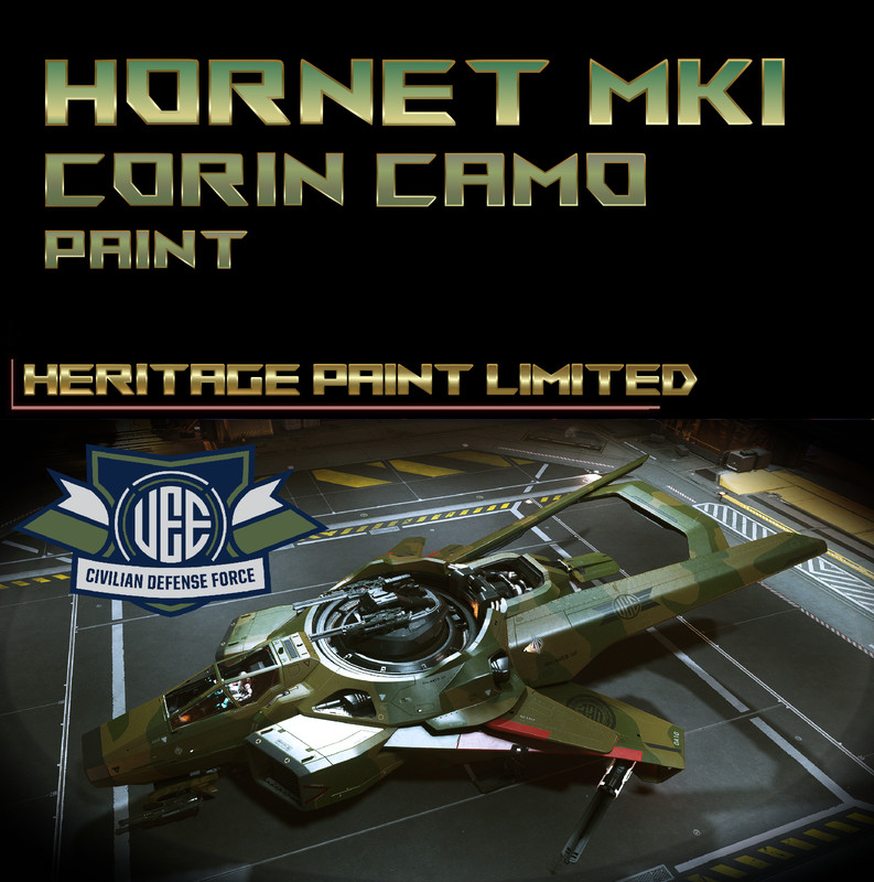 Star Citizen - F7c Hornet Mk I - Corin Camo Paint Limited