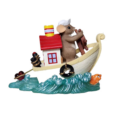 NIB Fitz & Floyd Charming Tails ''YOU TUG AT MY HEART'' Figurine 87/126