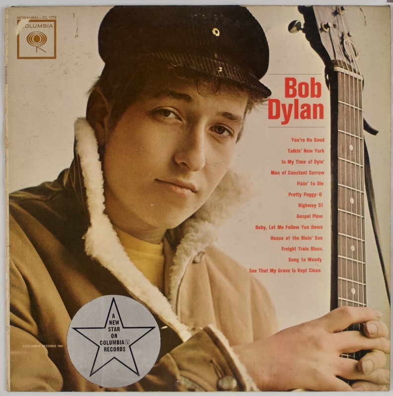 BOB DYLAN: Self Titled US Columbia CL 1779 6-Eye Mono Promo Scarce Vinyl LP Folk