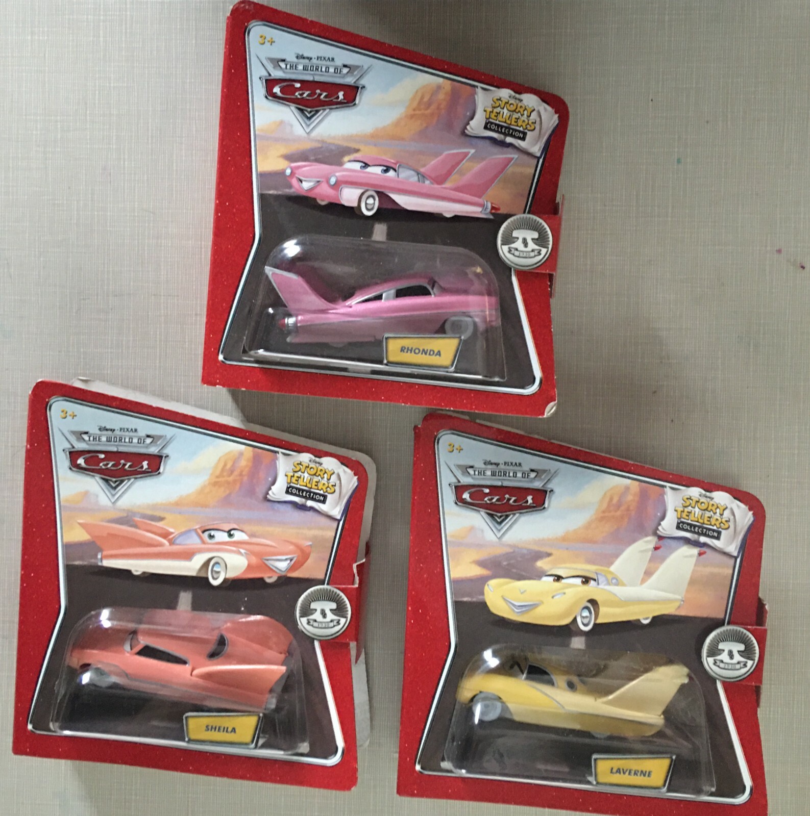 DISNEY CARS STORYTELLERS COLLECTION RHONDA LAVERNE SHEILA DISNEY CARS STORYTELLERS COLLECTION RHONDA LAVERNE SHEILA