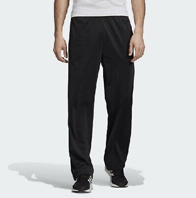 Adidas Men Essentials 3S Pants Training Black Running Tapered Sweat-Pant EI9760