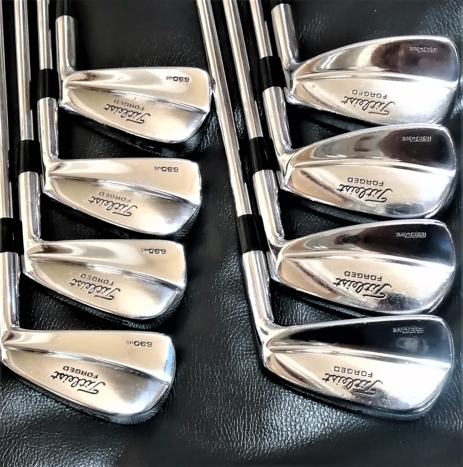 RARE Golf iron set Titleist 690MB 690 MB Forged 3-Pw 8pcs DG