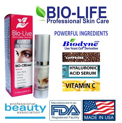 Bio Cream Canadian LYCD Bio-Dyne Crema para Ojos Prep H Levaduras 2%