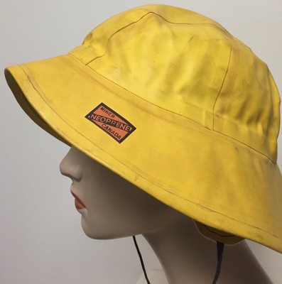 fisherman's rain hat yellow