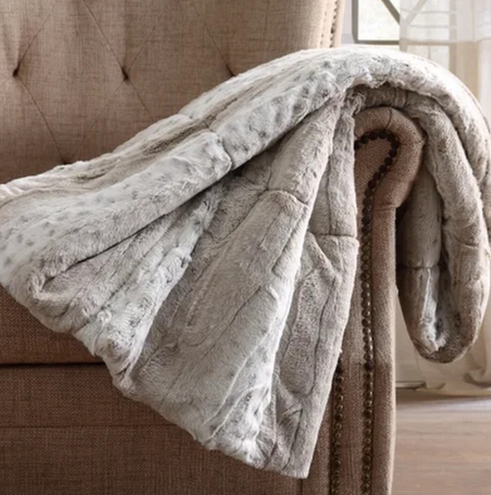 【Ameri vintage】BLANKET LIKE FAKE MOUTON s-l1200.jpg