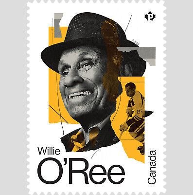 Canada stamps - Willie O Ree booklet of 6 stamps