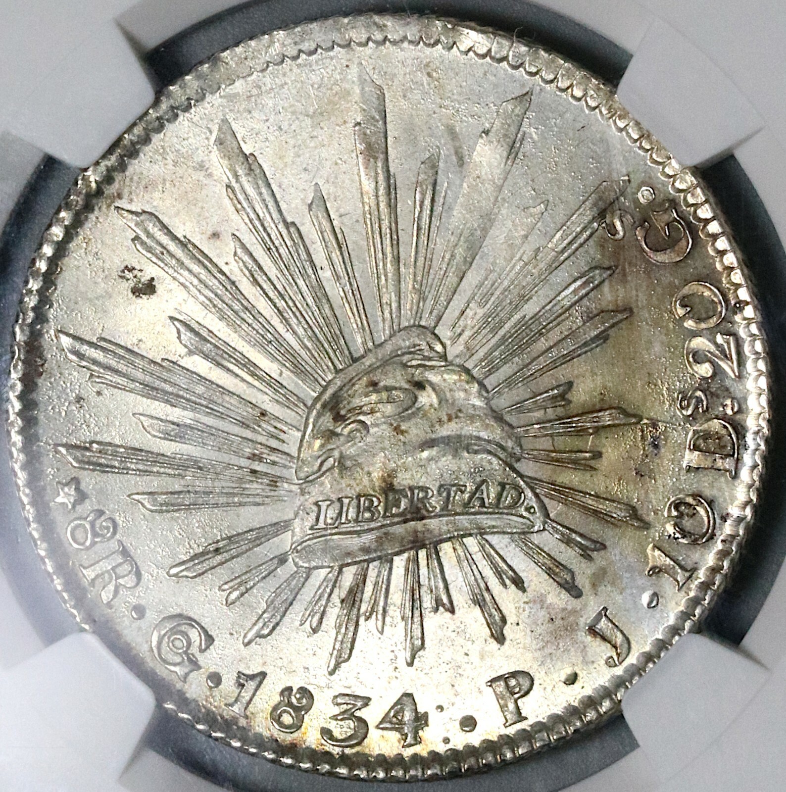 meico*.。♡　0724 1888 Zs FZ Mexico 8 Reales NGC AU Details Cleaned #8-045 | eBay