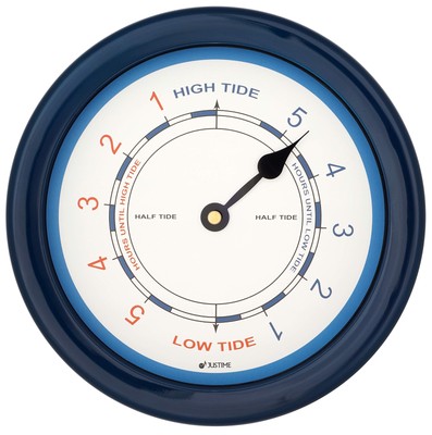 8.5 Inch Tide Clock Colorful Digital Graphics Designed, Quality Plastic Water...