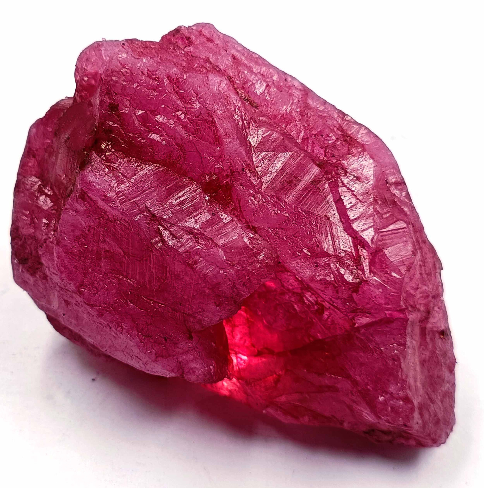 Dyed 600 Carat Natural Red Ruby Uncut Rough EGL Certified