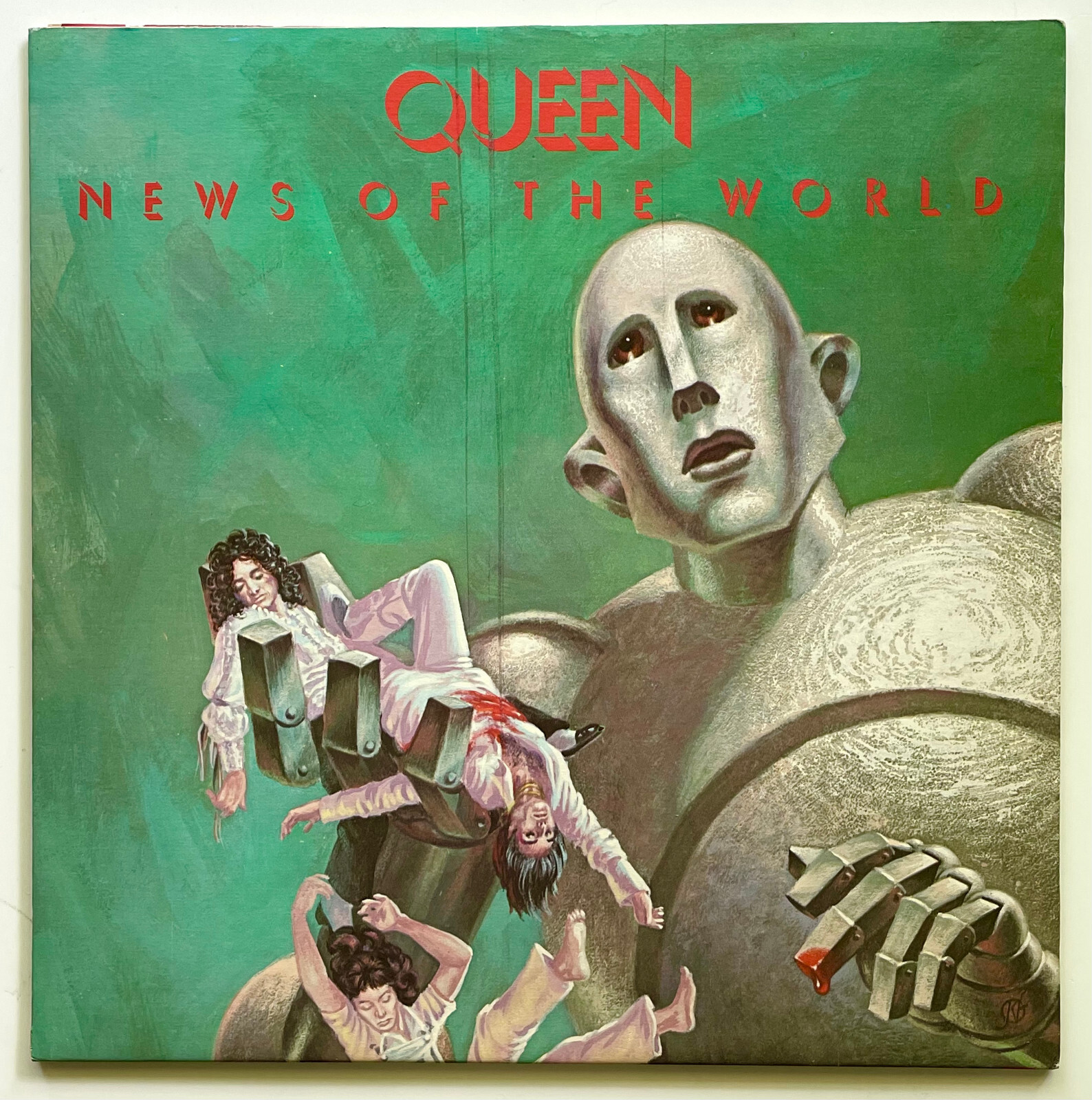 Vtg 1977 QUEEN Album NEWS OF THE WORLD Record 1ST PRESSING