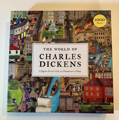 The World of Charles Dickens 1000 Piece Puzzle: A Jigsaw Puzzle with 70 Chars